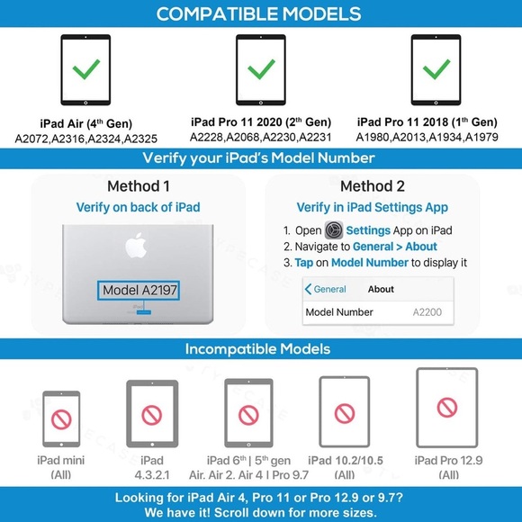 Typecase Flexbook Touch iPad Pro 11 Case w/ Keyboard, 360 Rotable Wireless | NEW - Picture 3 of 16